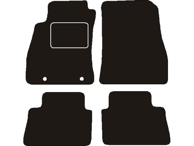 MATTENSET NAALDVILT (ZWART) NISSAN JUKE 2010 - 2019