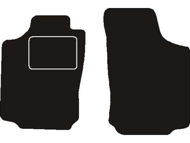 MATTENSET NAALDVILT (ZWART) OPEL COMBO B 2001 ->