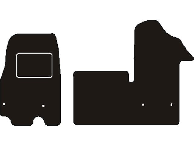 MATTENSET NAALDVILT (ZWART) OPEL MOVANO B MET GATEN 2010 ->