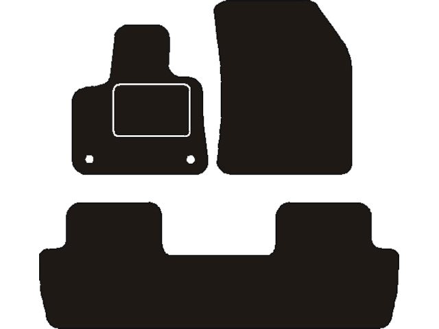 MATTENSET NAALDVILT (ZWART) PEUGEOT 5008 2017 ->