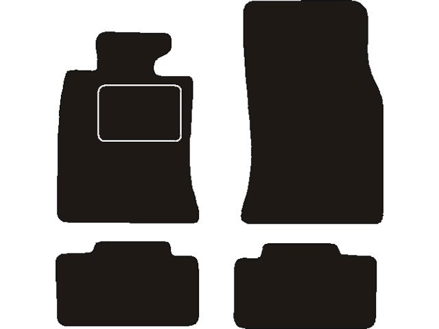 MATTENSET NAALDVILT (ZWART) BMW MINI COOPER CLUBMAN R55 2007-2014