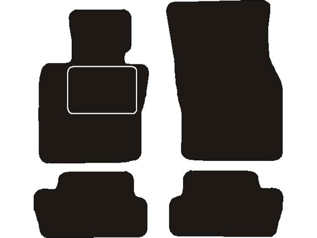 MATTENSET NAALDVILT (ZWART) BMW MINI 3 (F56) 2014 ->
