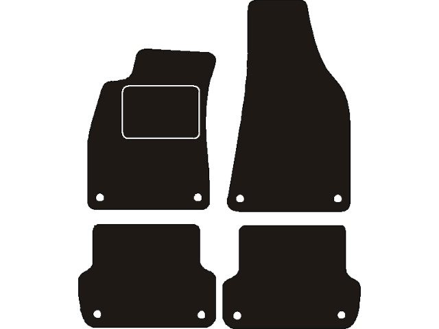 MATTENSET NAALDVILT (ZWART) SEAT EXEO 2009 ->