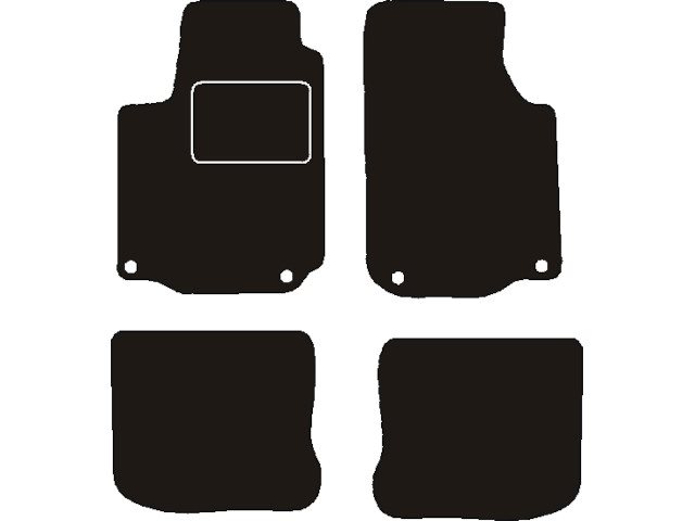 MATTENSET NAALDVILT (ZWART) SEAT TOLEDO II /LEON I 1999 - 2004