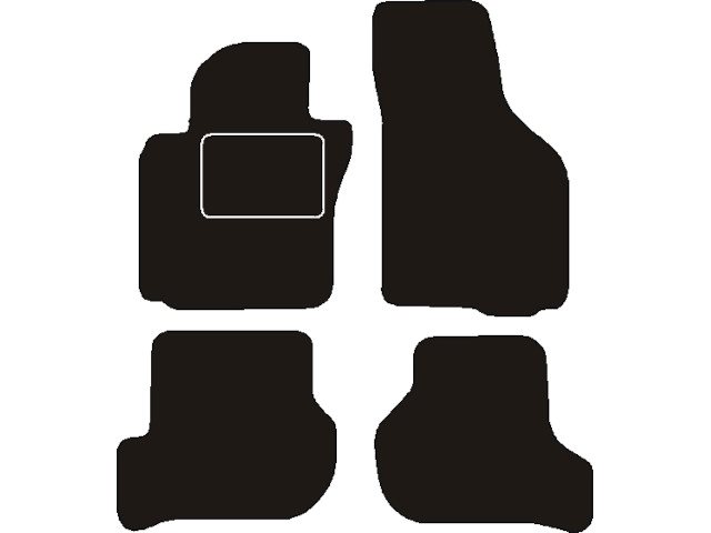 MATTENSET NAALDVILT (ZWART) SEAT LEON II 2005 - 2008
