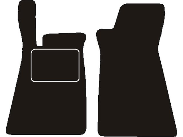 MATTENSET NAALDVILT (ZWART) SMART ROADSTER W452 2003 - 2005