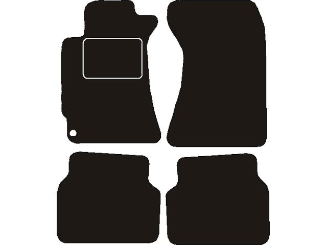 MATTENSET NAALDVILT (ZWART) SUBARU FORESTER 2005 - 2008