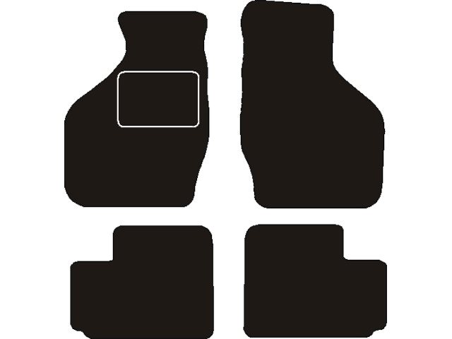 MATTENSET NAALDVILT (ZWART) SUBARU JUSTY 2003 - 2008