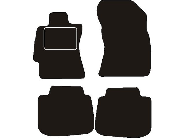 MATTENSET NAALDVILT (ZWART) SUBARU OUTBACK IV 2015 - 2021