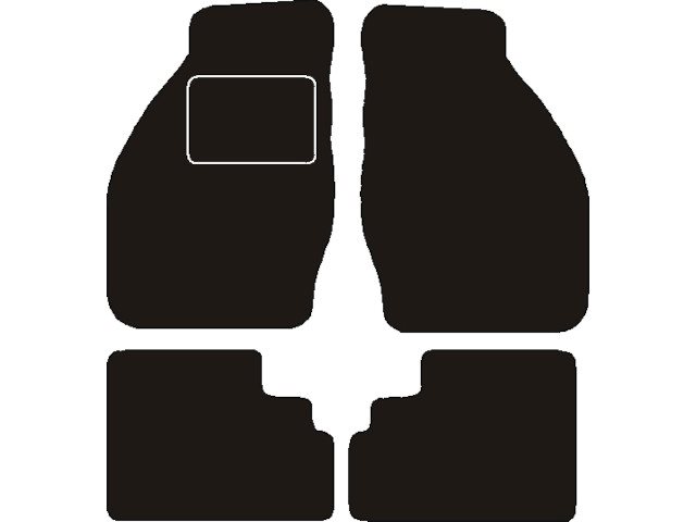 MATTENSET NAALDVILT (ZWART) SUZUKI IGNIS I 2000 - 2004