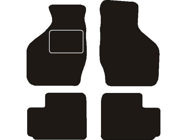 MATTENSET NAALDVILT (ZWART) SUZUKI IGNIS II 2003 ->