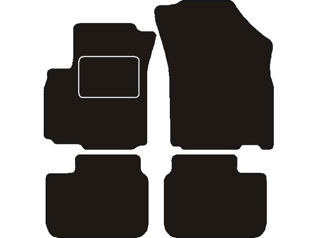 MATTENSET NAALDVILT (ZWART) SUZUKI SX-4 2006 ->