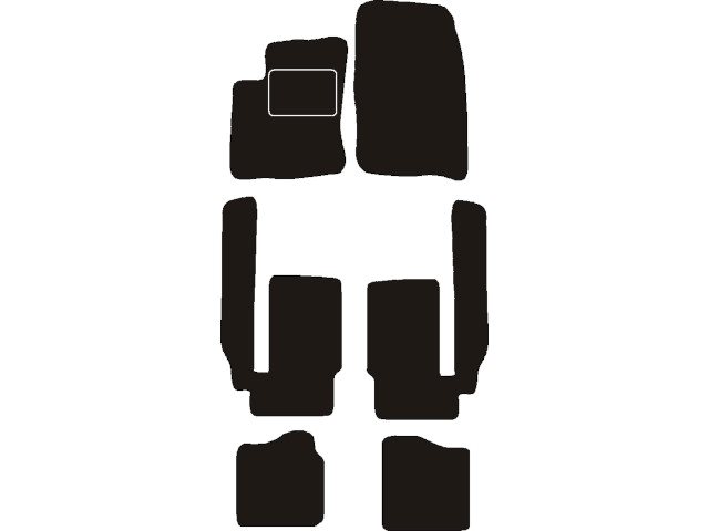 MATTENSET NAALDVILT (ZWART) SUZIKI GRAND VITARA XL7 2002 ->