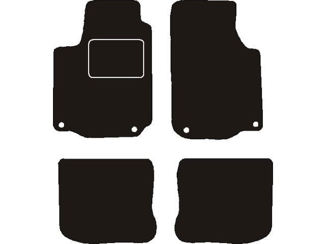 MATTENSET NAALDVILT (ZWART) VW BEETLE 1998-2011