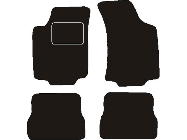 MATTENSET NAALDVILT (ZWART) VW GOLF III / VENTO  1991 - 1999