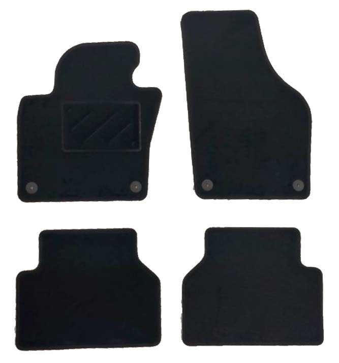 MATTENSET NAALDVILT (ZWART) VW TIGUAN 2007 -> 3