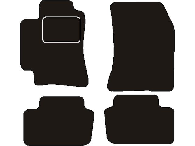 MATTENSET NAALDVILT (ZWART) LEXUS IS 200 1999 - 2015