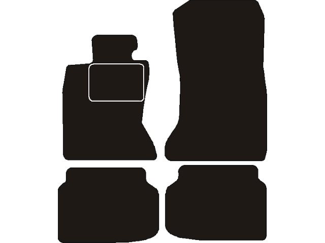 MATTENSET NAALDVILT (ZWART) BMW F01 (7 SERIE) 2008->