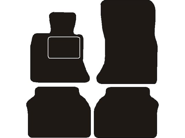 MATTENSET NAALDVILT (ZWART) BMW GT (5 SERIE) 2009 - 2014