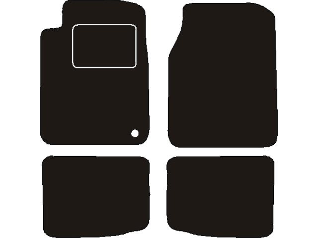 MATTENSET NAALDVILT (ZWART) CHRYSLER SEBRING 2007 - 2010