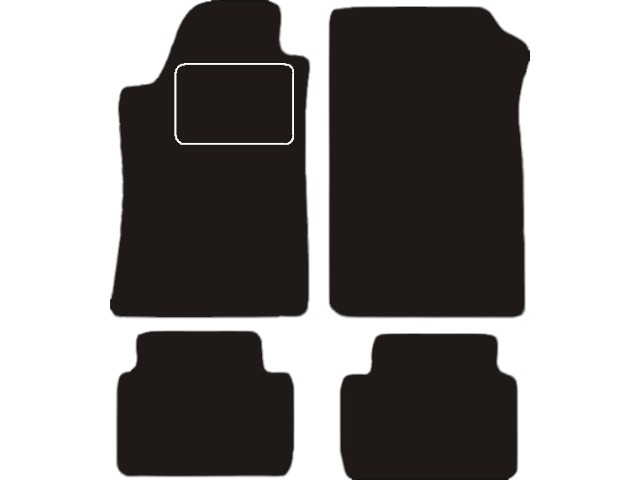MATTENSET VELOURS (DONKERGRIJS) ALFA GT 2004-2011