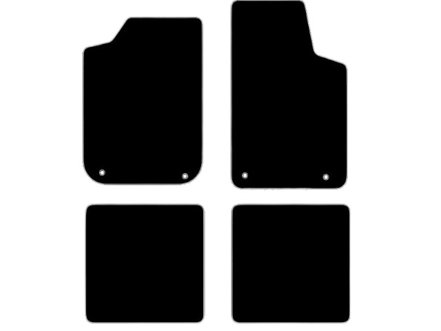 MATTENSET VELOURS (DONKERGRIJS) AUDI 100 1982-1987