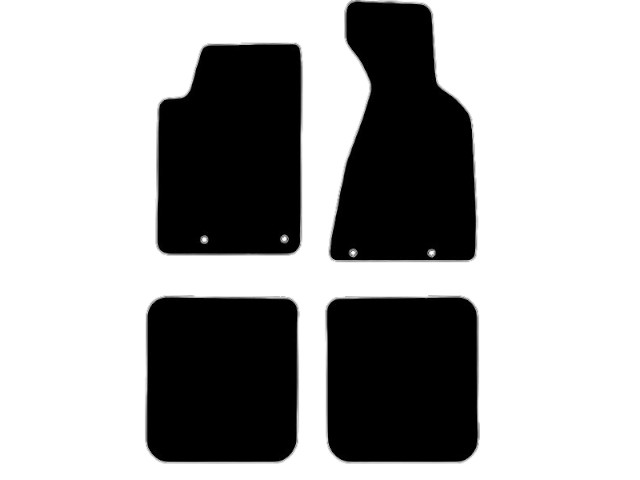 MATTENSET VELOURS (DONKERGRIJS) AUDI A4 CABRIO 1995-2000