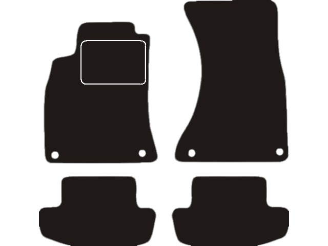 MATTENSET VELOURS (DONKERGRIJS) AUDI A5-S5 2007-2016