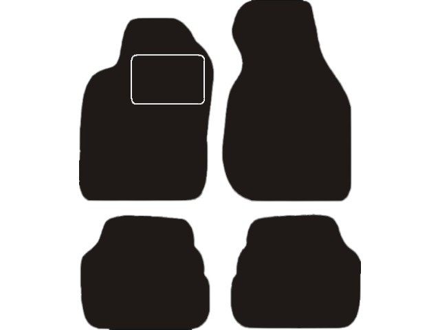 MATTENSET VELOURS (DONKERGRIJS) AUDI A6 1997-2001
