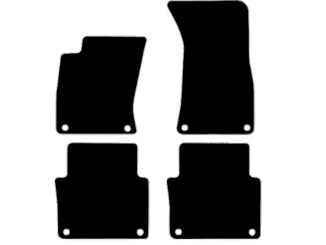 MATTENSET VELOURS (DONKERGRIJS) AUDI A8 2004-2010