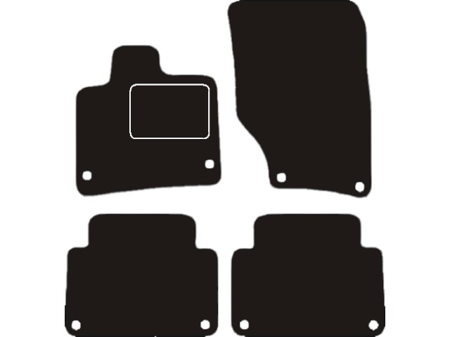 MATTENSET VELOURS (DONKERGRIJS) AUDI Q7 5PERS. 2006-2016
