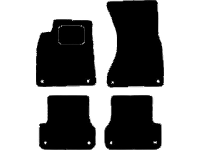 MATTENSET VELOURS (DONKERGRIJS) AUDI A7 2010- SPORTBACK