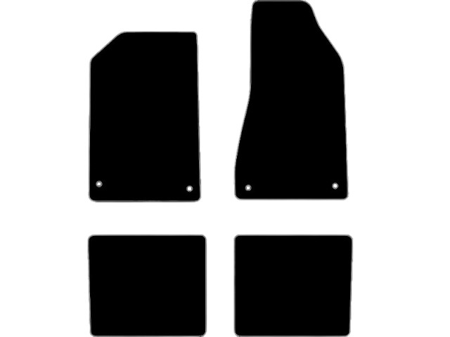 MATTENSET VELOURS (DONKERGRIJS) AUDI 80 1978-1986