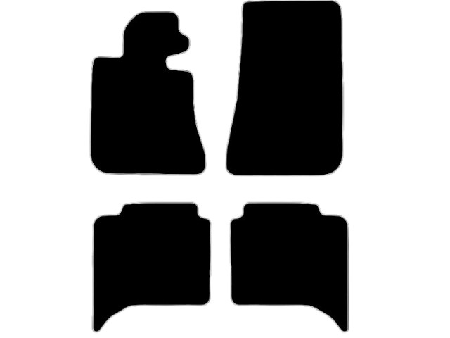 MATTENSET VELOURS (DONKERGRIJS) BMW E28 5-SERIE 1981-1990