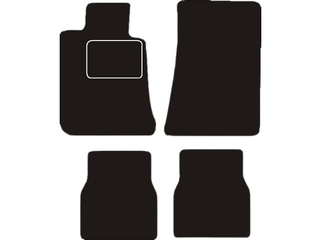 MATTENSET VELOURS (DONKERGRIJS) BMW E30 3-SERIE 1981-1994