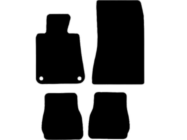 MATTENSET VELOURS (DONKERGRIJS) BMW 3-E30 CABRIO 1986-1993