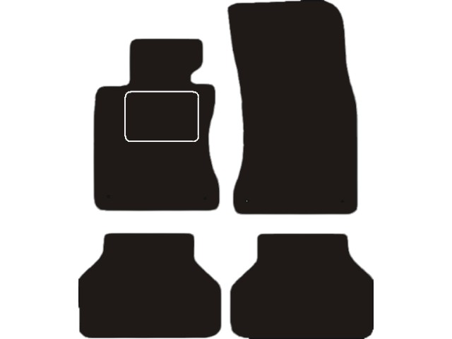 MATTENSET VELOURS (DONKERGRIJS) BMW E60 5-SERIE 2003-2010 E61