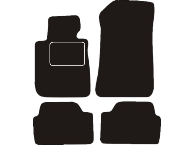 MATTENSET VELOURS (DONKERGRIJS) BMW E87 1-SER 2004-2011