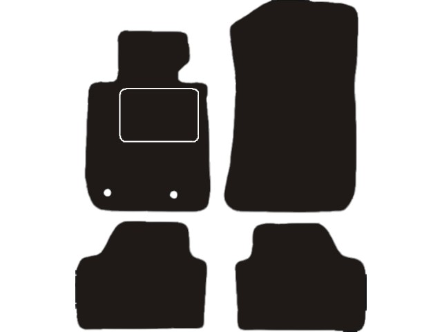 MATTENSET VELOURS (DONKERGRIJS) BMW X1 E84 2009-2015 S-DRIVE