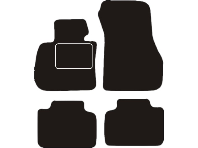 MATTENSET VELOURS (DONKERGRIJS) BMW F45 2-SERIE 2014-