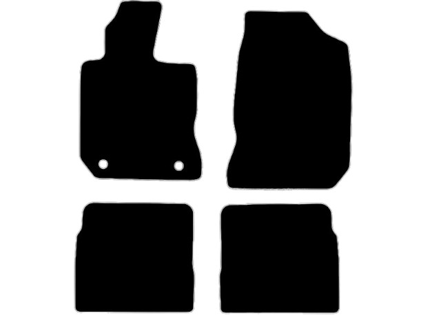 MATTENSET VELOURS (DONKERGRIJS) CHRYSLER PT CRUISER 2001-2010