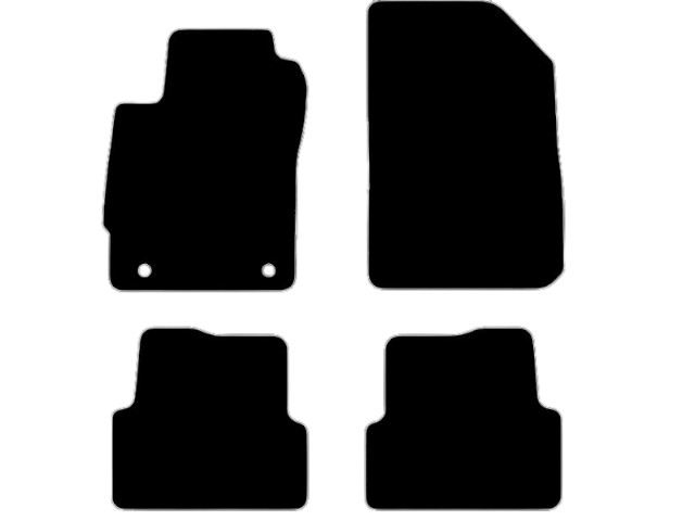 MATTENSET VELOURS (DONKERGRIJS) CHEVROLET AVEO 2011-