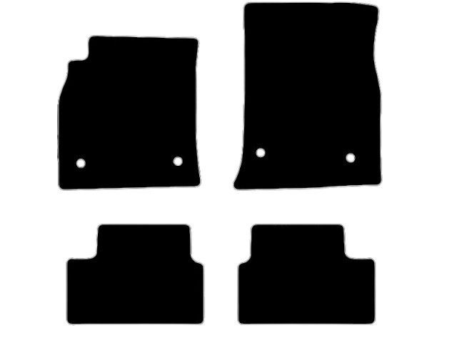 MATTENSET VELOURS (DONKERGRIJS) CHEVROLET CRUZE 2009-
