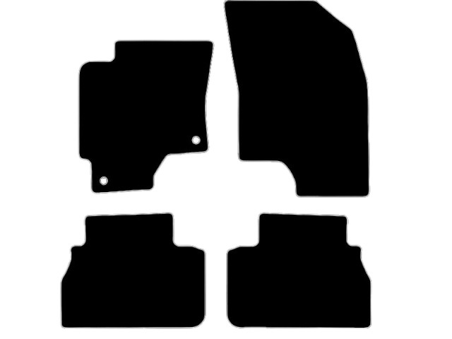 MATTENSET VELOURS (DONKERGRIJS) CHEVROLET EVANDA 2005-2007
