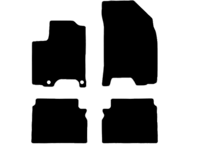 MATTENSET VELOURS (DONKERGRIJS) CHEVROLET KALOS 2003-2010