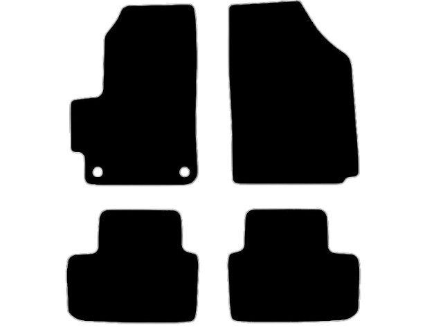 MATTENSET VELOURS (DONKERGRIJS) CHEVROLET MATIZ III 2005-2010