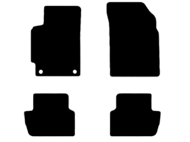 MATTENSET VELOURS (DONKERGRIJS) CHEVROLET SPARK 2013-