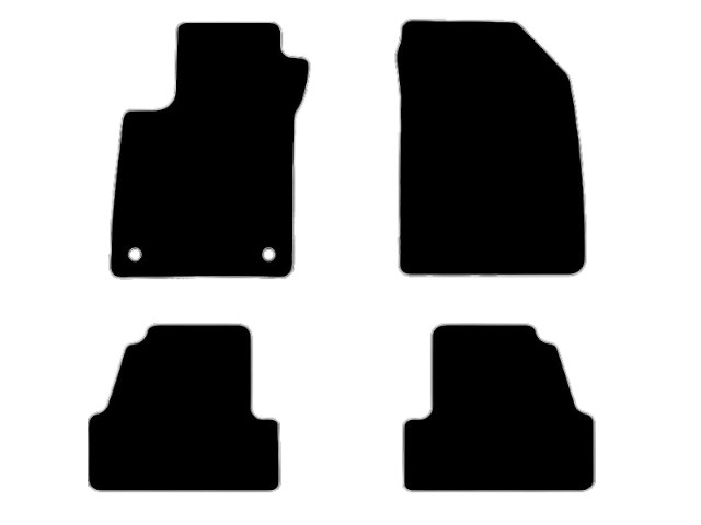 MATTENSET VELOURS (DONKERGRIJS) CHEVROLET TRAX 2013-