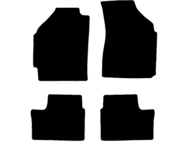 MATTENSET VELOURS (DONKERGRIJS) CHEVROLET MATIZ I 1998-2001