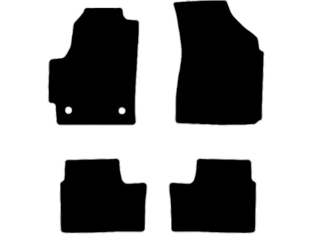 MATTENSET VELOURS (DONKERGRIJS) CHEVROLET MATIZ II 2001-2005
